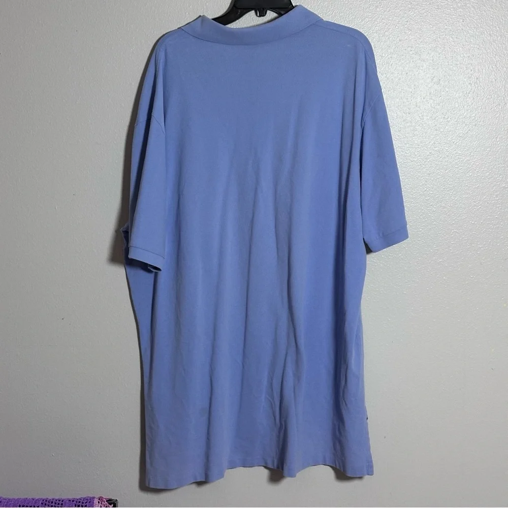 Polo by Ralph Lauren Men Preppy Casual Polo Shirt in Light Blue size 2XLT‎ Tall